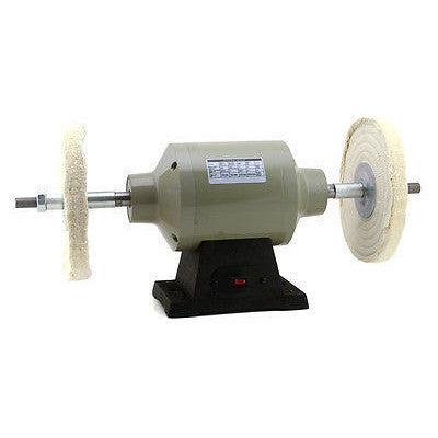 6" Electric Bench Mounted Table Benchtop Buffer Buffing Machine Polisher Grinder - tool