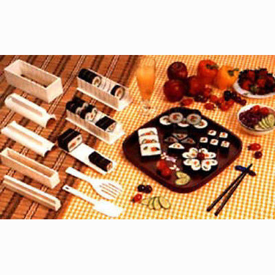 Home Sushi Master Maker Rice Form Former Making Shaper Tool Kit Set with Knife - tool