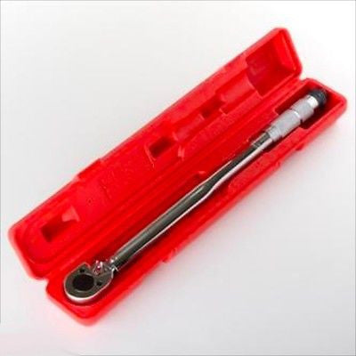 1/2" Dr Foot LBS Pound Dial Micrometer Click Torque Tork Socket Wrench Tool - tool