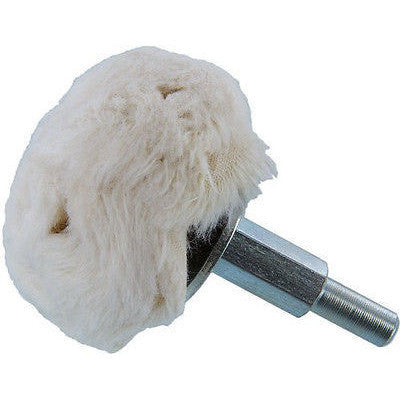 Mushroom Shaped Buffer Wheel for Drill Rims 1/4" Shank - tool