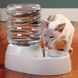 Auto Flow Pet Water Fountain for Cats and Dogs - 62 Oz Capacity, Wall Plug In