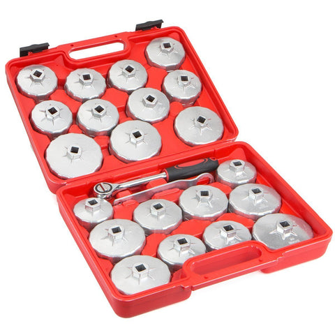 Aluminum Cup Type Oil Filter Cap Wrench Set Socket Removal - tool