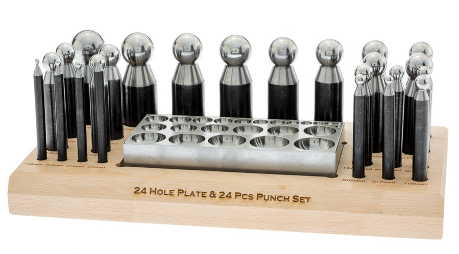 Large 26PC Dapping Punch Plate Tool Set - tool