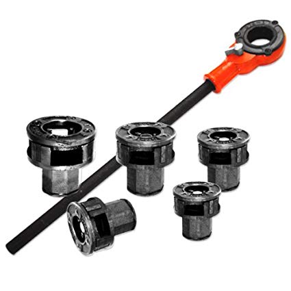 5 Die 7 Piece Ratcheting Pipe Threader