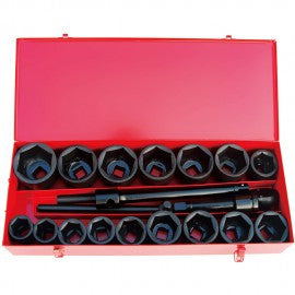 21pc 1" Air Deep Impact Combination Socket Set (SAE) - tool