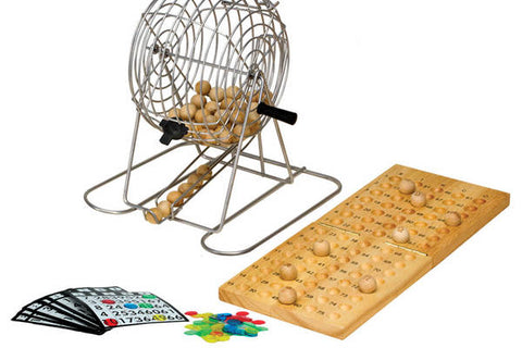 Metal Bingo Cage Game Set - tool