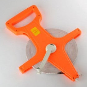 330 Foot Open Crank Reel Face Surveyors Sports Fiberglass Tape Measure Measuring - tool