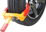 Car Tire Wheel Clamp Lock - 7" to 10" Wide Fitment, Automotive Theft Prevention Device