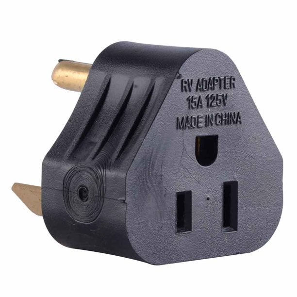 30 Amp Male to 15 Amp Female RV Adapter Electric Plug