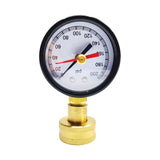 Dial Water Pressure Testing Tester Gauge With 3/4" Female Hose