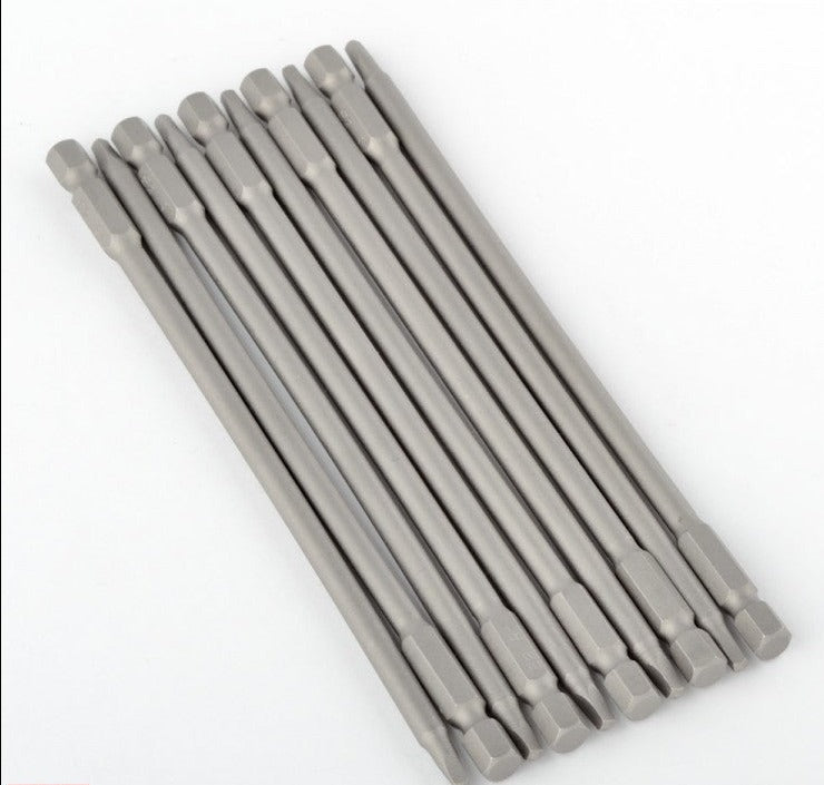 10 Pack R1 Double Sided Long Drill Bit 1/4" Hex Slot Driver