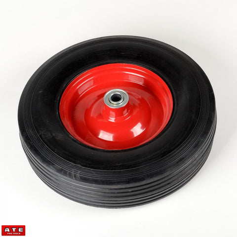 12" Replacement Rubber Tire Wheel & Rim - tool
