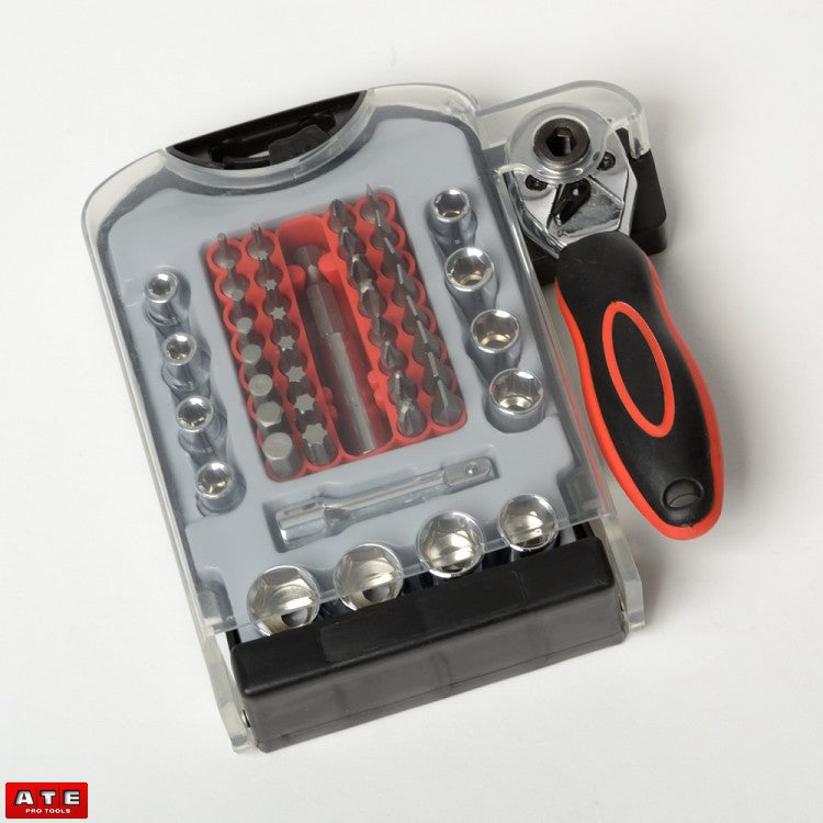 48PC Mini Ratchet and Bit Driver Socket Set – JABETC