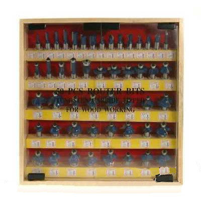 1/2" Shank Carbide Tip Bit Set for Wood Router - tool