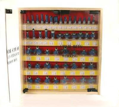 1/2" Shank Carbide Tip Bit Set for Wood Router - tool