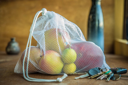 3PC Large Drawstring Netted Mesh Laundry Bags - tool
