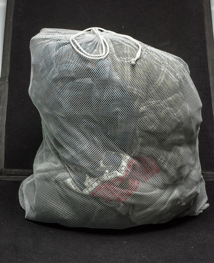 3PC Large Drawstring Netted Mesh Laundry Bags - tool