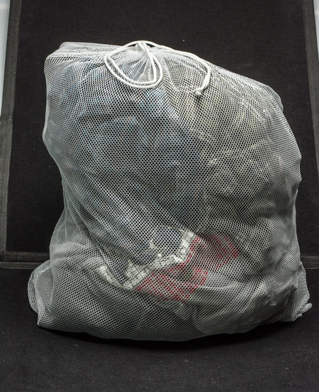 3PC Large Drawstring Netted Mesh Laundry Bags - tool