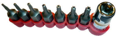 Security Tamper Proof Resistant Screw Driver Star Bit Torx Tork Tool Set T5 T6 - tool