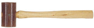 1" Diameter Rawhide Leather Mallet Hammer - tool