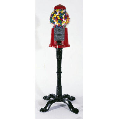 Home Carousel Gumball Candy Gum Vending Machine with Cast Iron Metal Stand Base - tool
