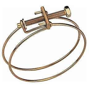 4" Large Diameter Steel Wire Hose Clamp for Dust Collector Collecting Hose - tool