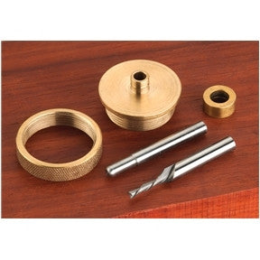 Veneer Inlay Router Collar Template Guide Bit Kit Tool - tool