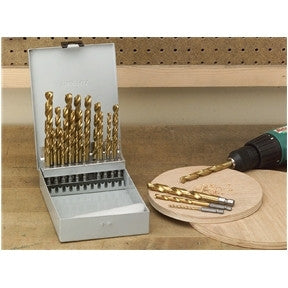 29 Piece Hex Snap On Shank High Speed Drill Bit Set Kit - tool