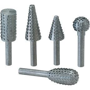 5 Piece Wood Rotary File Rasp Tool Set for Woodworking - tool