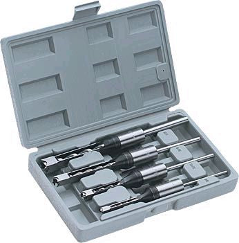 4 Piece Mortising Mortise Chisel and Bit Woodworking Tool - tool