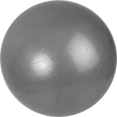 Blow Up Silver Stability Exercise Yoga Workout Exercising Fitness Pilates Ball - tool