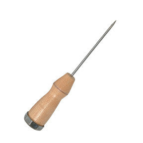 Hand Held Ice Chipper Tool Pick with Wooden Handle - tool