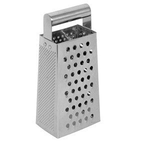 4 Way Handheld Hand Held Manual Metal Stainless Steel Cheese Grater Cheeze Grate - tool