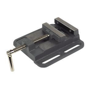 4" Flat Metal Steel Machinist Vice Work Holder for Drill Press Vise - tool