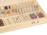 228 Piece HS Kit Rotary Hobby Bit Set for Dremel Tool 1/8" Shank - tool