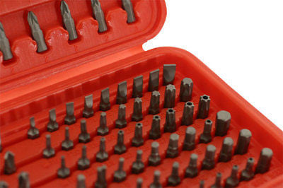 100 Piece Screwdriver Tamperproof Torx Driver Torks Tool Bit Set Kit Tamper Proof - tool