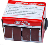 Hand Sand Rolls of Sandpaper Emery Cloth Sanding Sander Strips Roll Dispenser - tool
