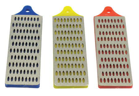 3 PC Mini Diamond Knife Blade Sharpener Blocks - tool