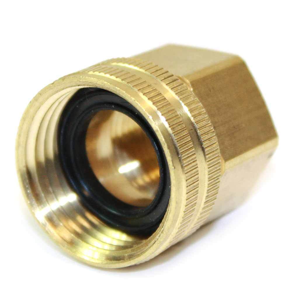 3/4" Garden Hose Thread Female x 3/4" Female NPT Water Swivel Fitting Waterhose - tool