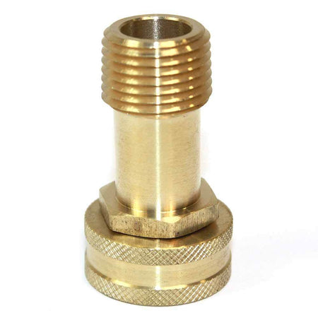 Brass 1/2" NPT Male Pipe to Female Garden Hose Fitting Adaptor - tool