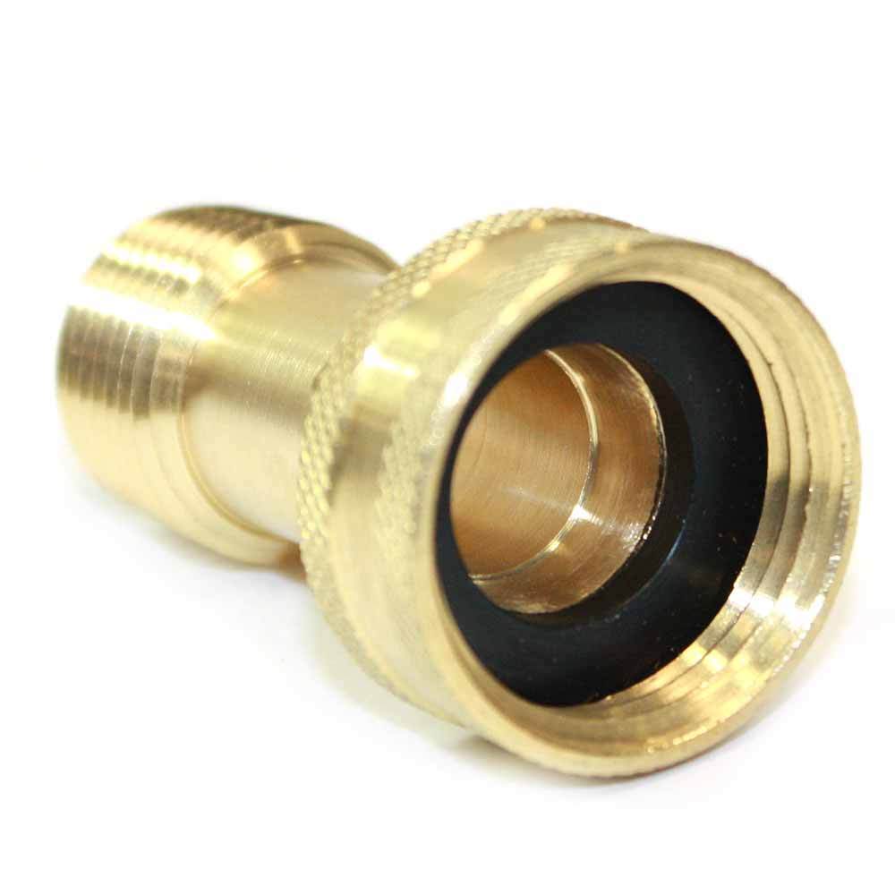 Brass 1/2" NPT Male Pipe to Female Garden Hose Fitting Adaptor - tool