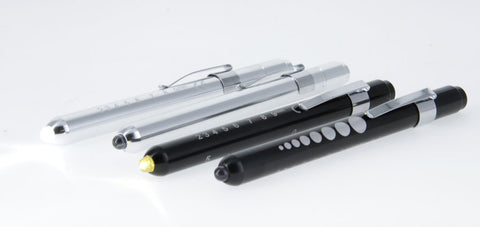 4 Pc Medical Flashlight Pen Penlights With Pupil Gauge