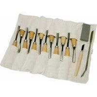 15 Piece Woodcarving Gouges Knifes Chisels Tool Wood Carver Carving Carveing Set Kit - tool