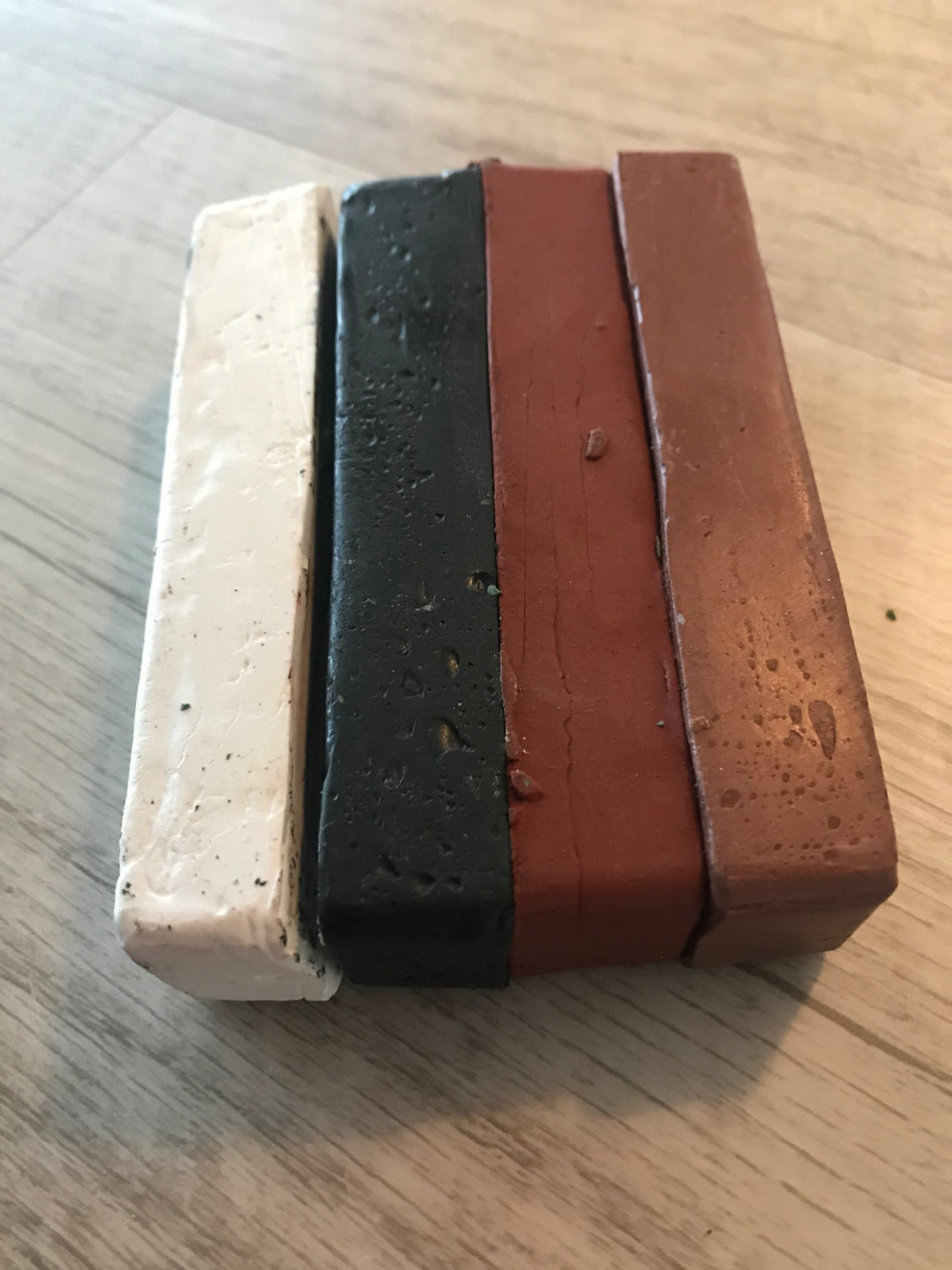 4 PC Buffing Compound Bar Set