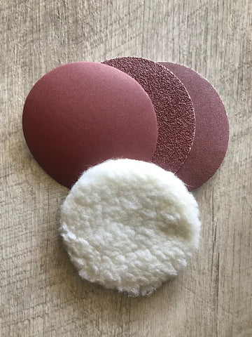 5 Inch Hook And Loop Polishing and Sanding Pad Set