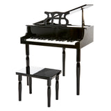 Black 30 Key Toy Grand Piano with Bench - tool