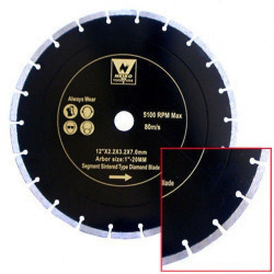 14" Segment Dry Cutting Diamond Blade - tool