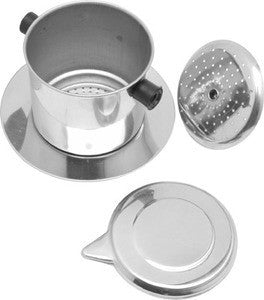 Stainless Steel Camping Hand Manual Coffee Tea Maker Filter Percolator Brewer - tool