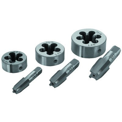 6 Piece Steel Tap & and Die Tool - tool