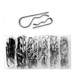 150 Piece Steel Metal Hair Pin Clip Key Pin Assortment Kit Set - tool